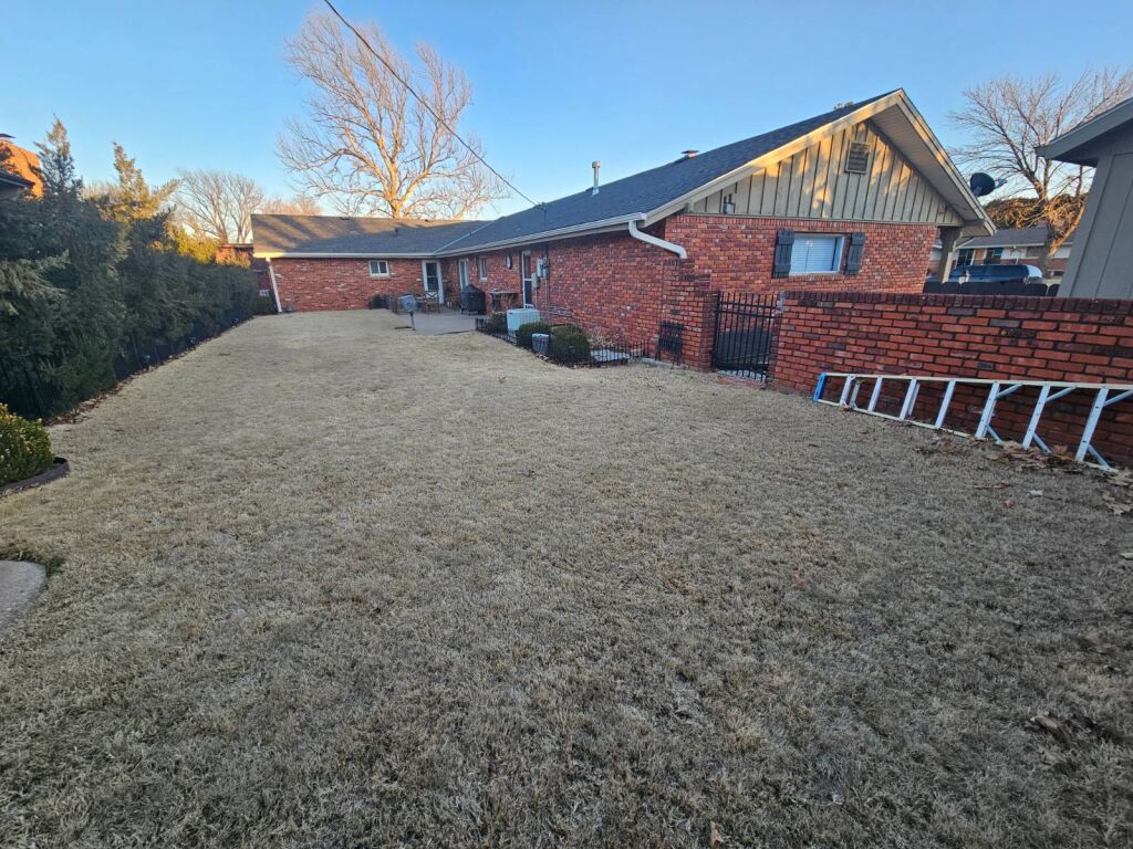 824 Marvin St. in Kiowa, Kansas — Rear exterior