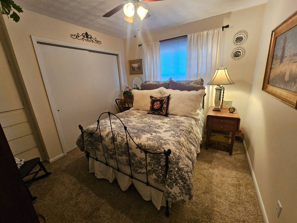 824 Marvin St. in Kiowa, Kansas — Bedroom
