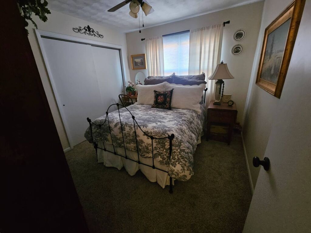 824 Marvin St. in Kiowa, Kansas — Bedroom