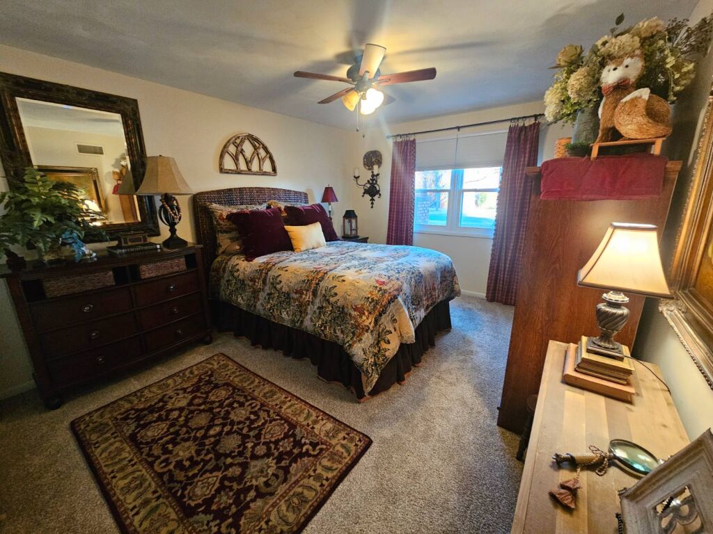 824 Marvin St. in Kiowa, Kansas — Bedroom