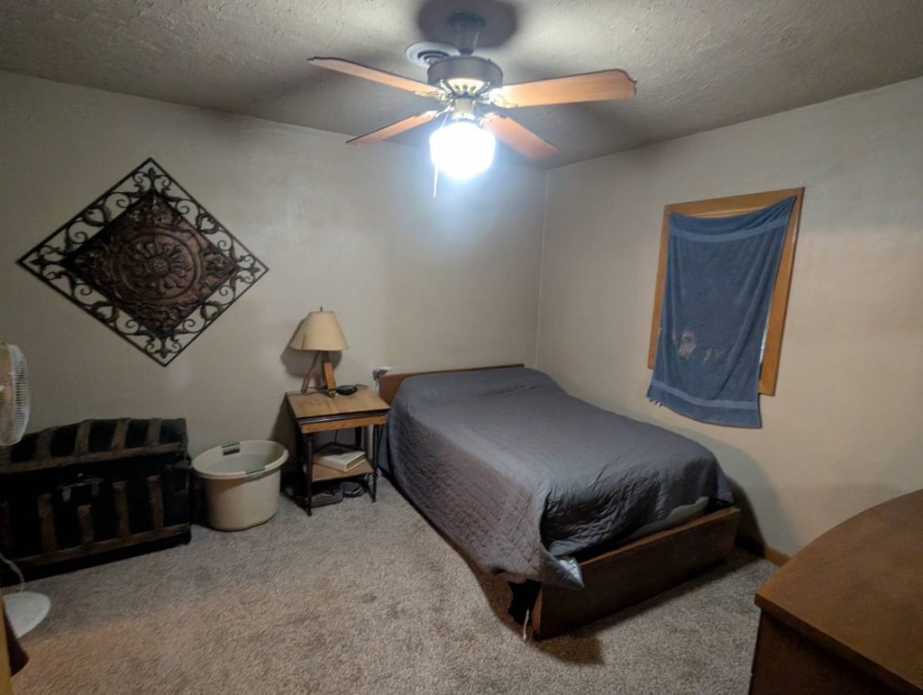 208 E. Benton St. in Sharon, Kansas — Bedroom 1