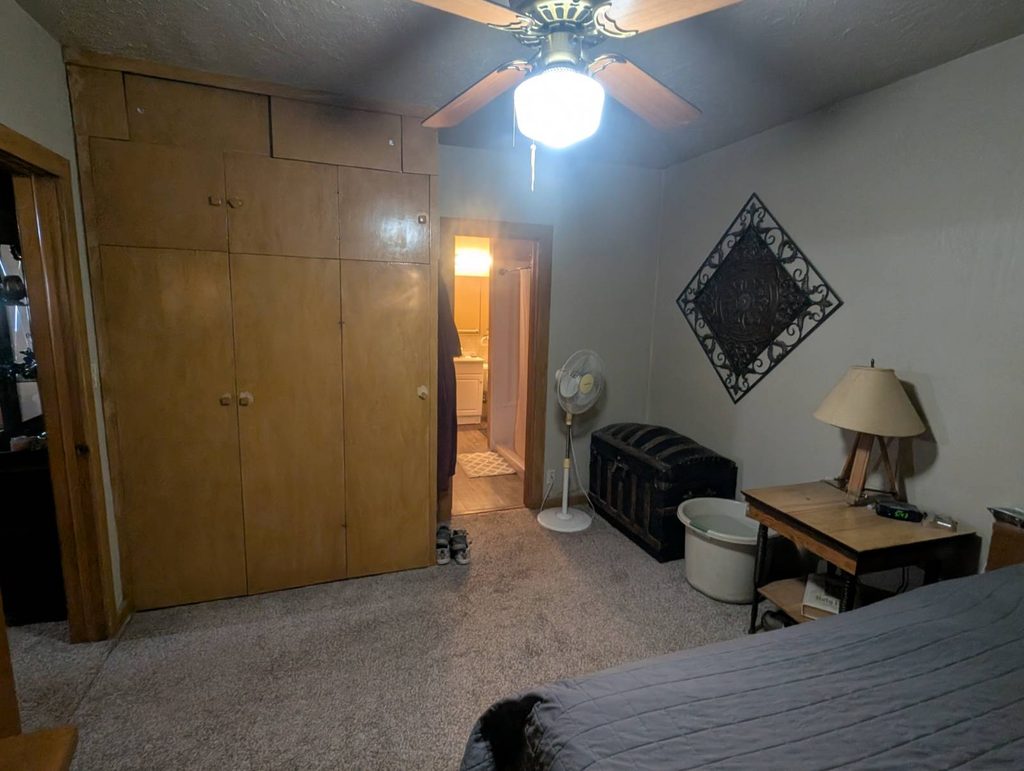 208 E. Benton St. in Sharon, Kansas — Bedroom 1
