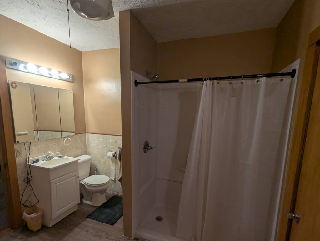 208 E. Benton St. in Sharon, Kansas — Main Floor Bathroom