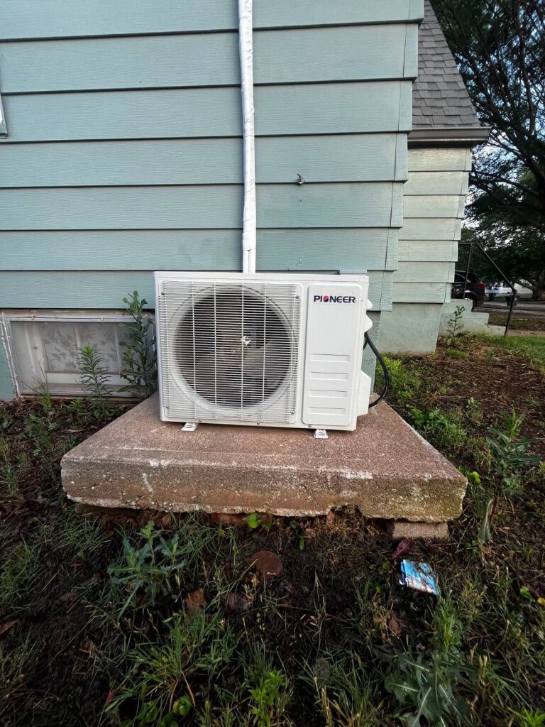 311 W. Kansas Ave. in Medicine Lodge, Kansas — Mini split unit