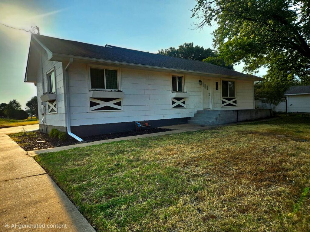 415 S. 4th St. in Kiowa, Kansas — Exterior