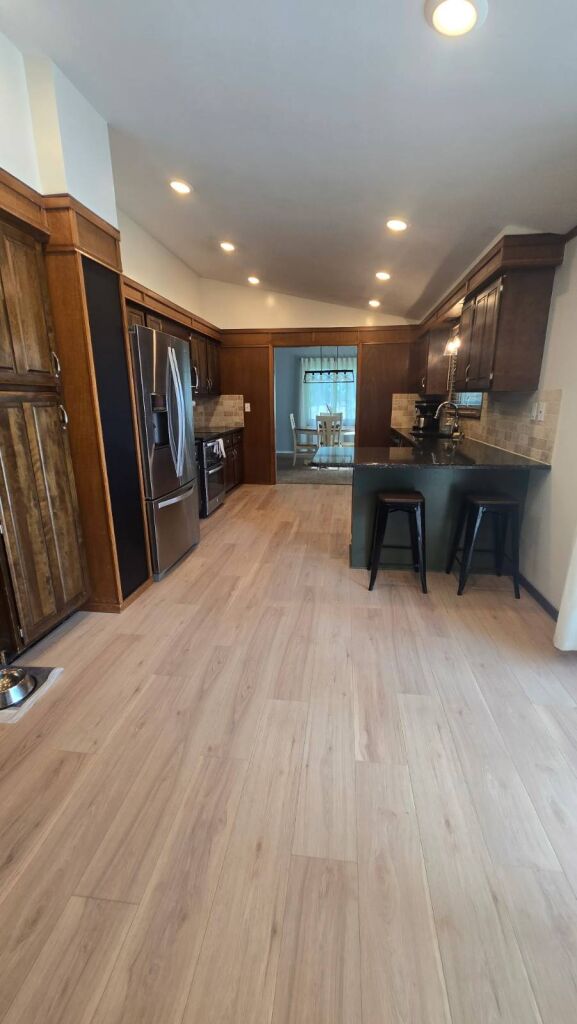 501 N. Cedar in Medicine Lodge, Kansas — Kitchen and dining