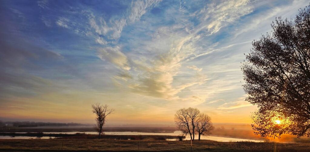 501 N. Cedar in Medicine Lodge, Kansas — Sunrise view