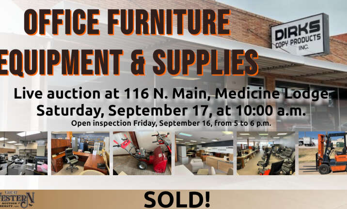 SOLD! September 17 Office Solutions auction
