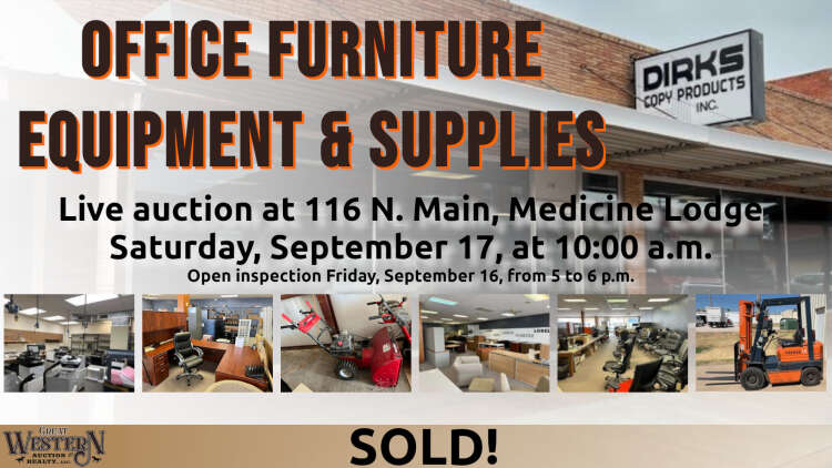 SOLD! September 17 Office Solutions auction