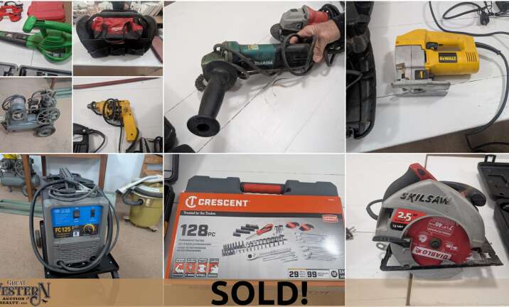 SOLD! June 27 — Lions Club tool auction
