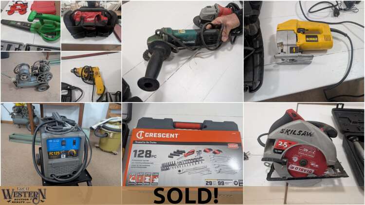 SOLD! June 27 — Lions Club tool auction