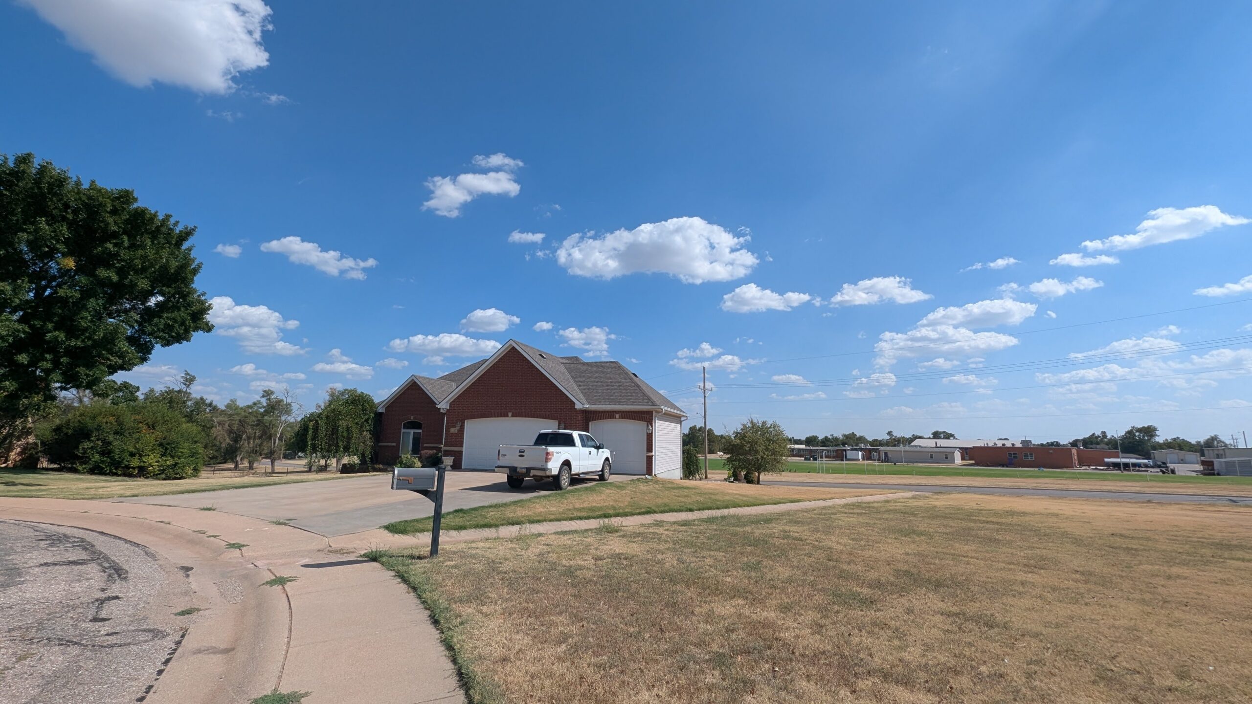120 Lisa Circle in Medicine Lodge, Kansas — View from the street