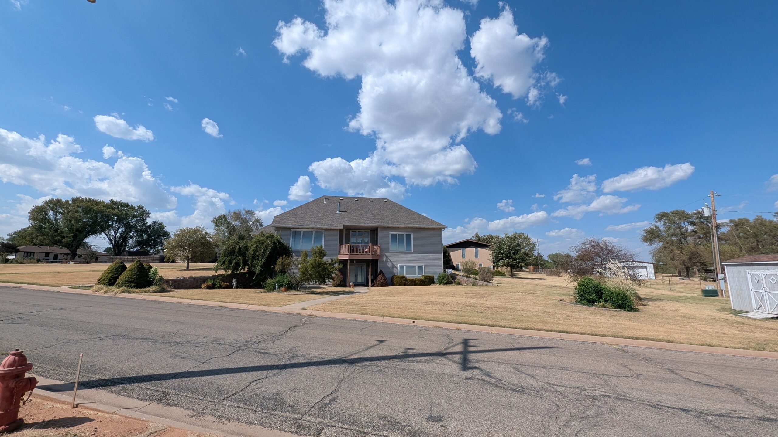 120 Lisa Circle in Medicine Lodge, Kansas — View from the street