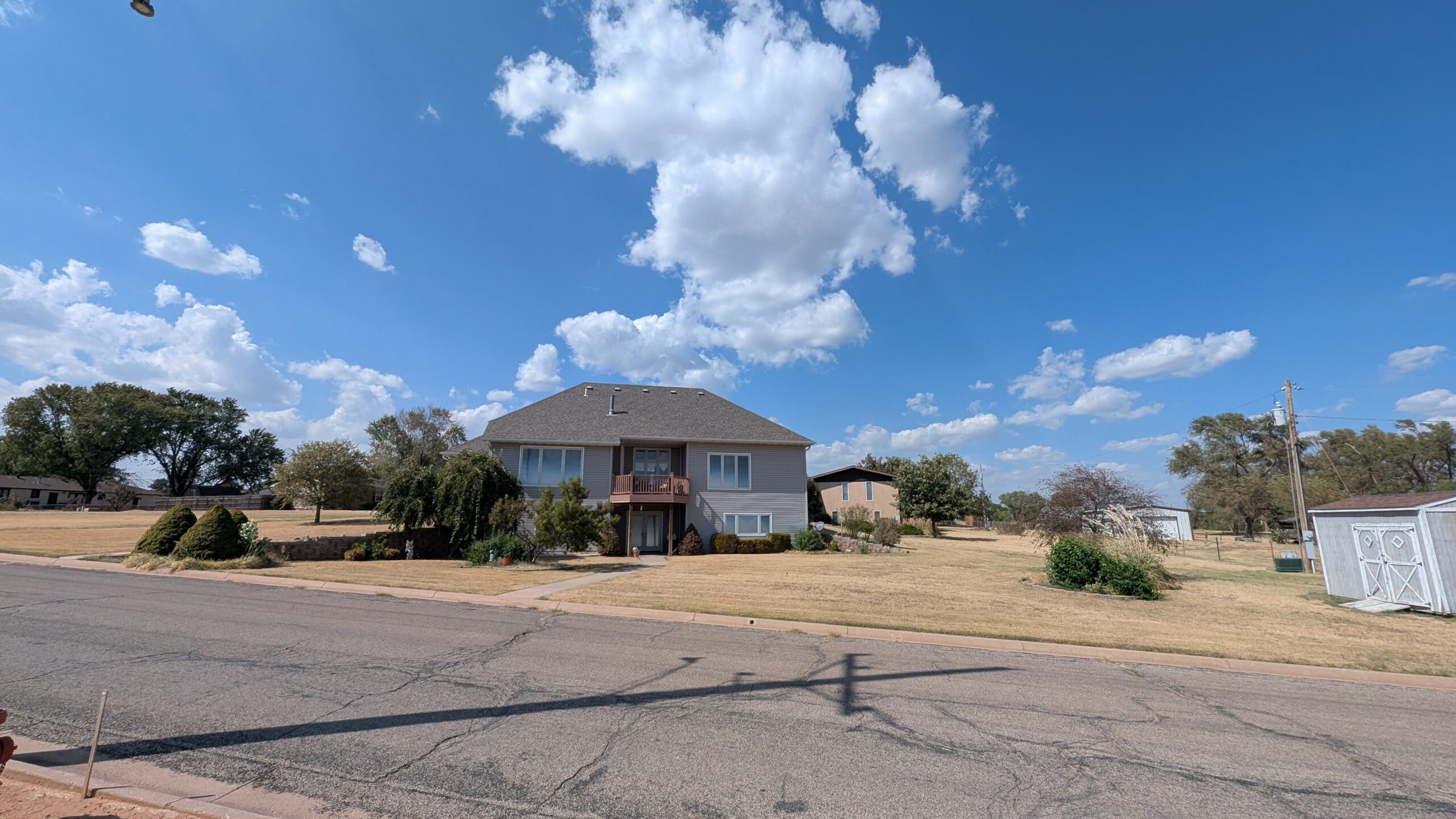 120 Lisa Circle in Medicine Lodge, Kansas — View from the street