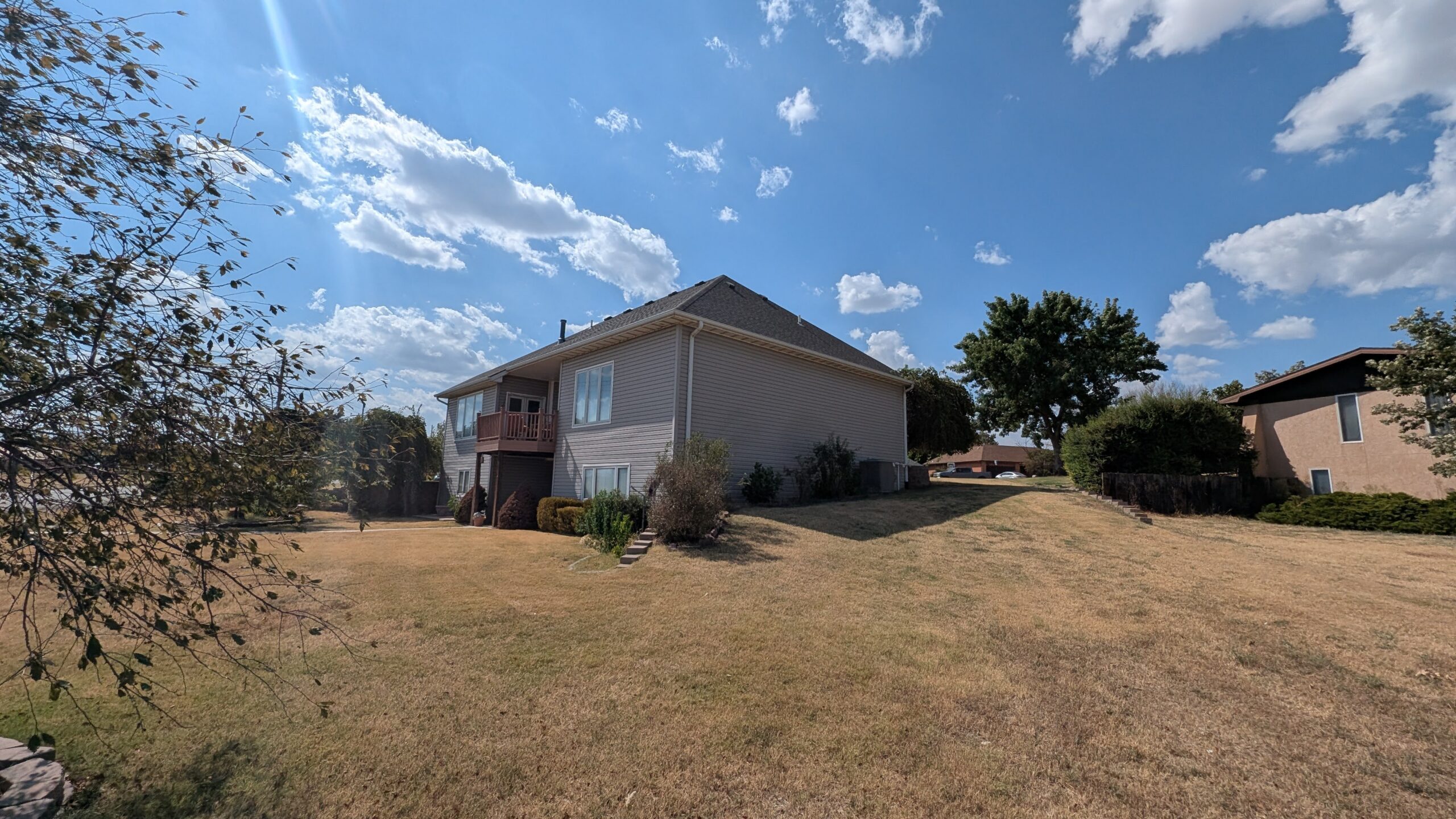 120 Lisa Circle in Medicine Lodge, Kansas — Exterior and yard