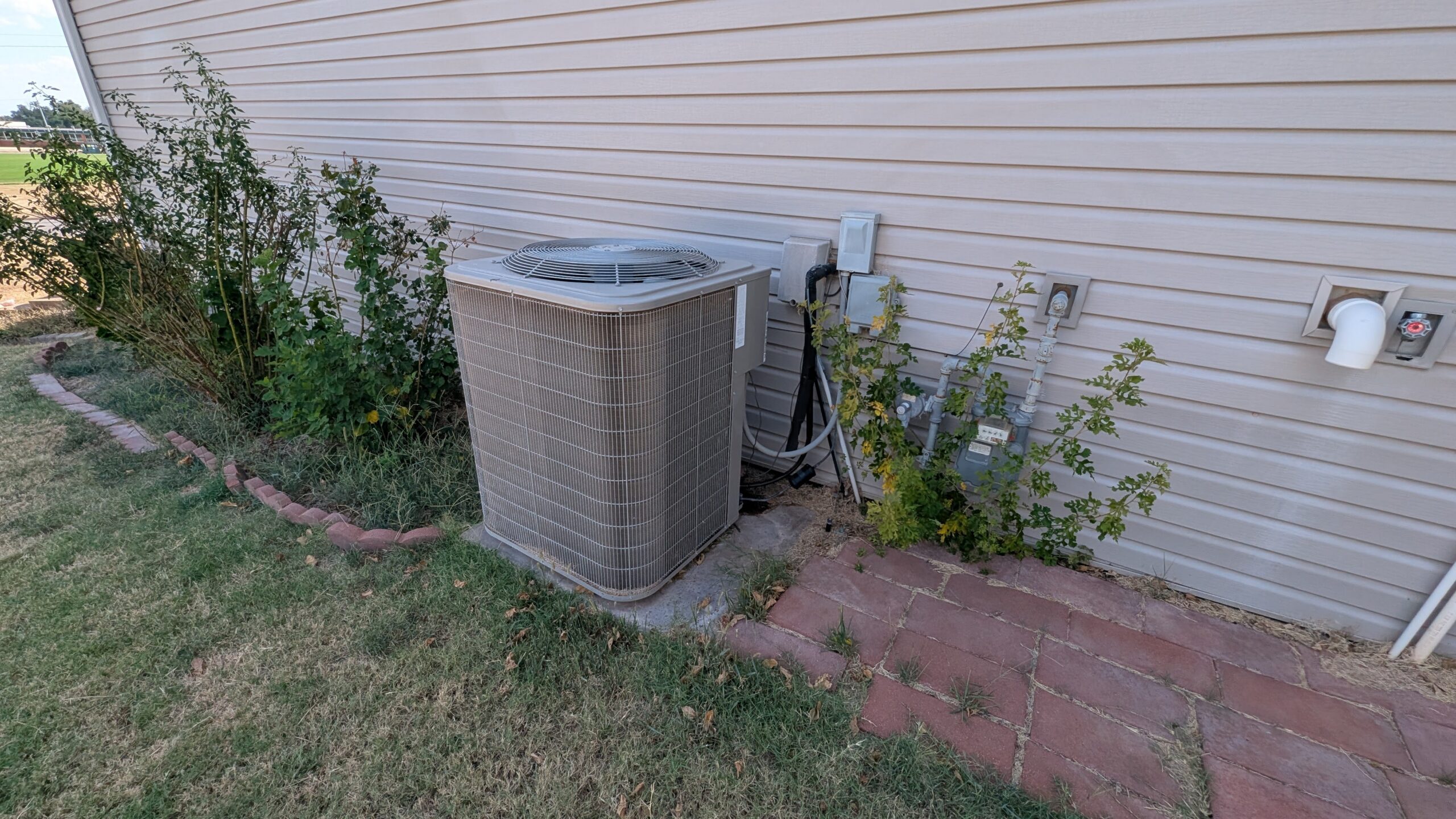 120 Lisa Circle in Medicine Lodge, Kansas — Side of the house