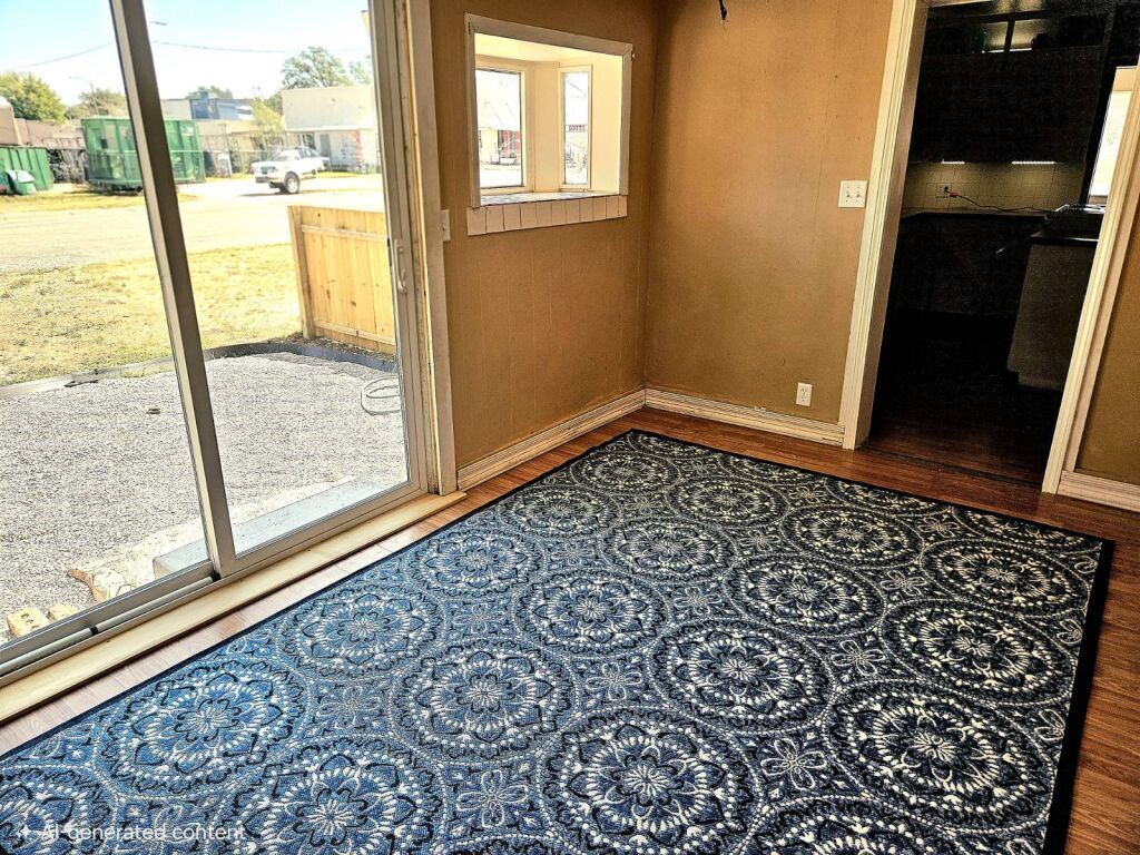 328 Main St. in Kiowa, Kansas — Living room