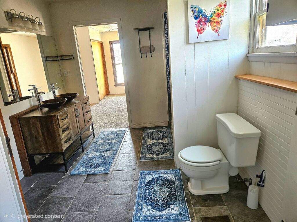 328 Main St. in Kiowa, Kansas — Bathroom