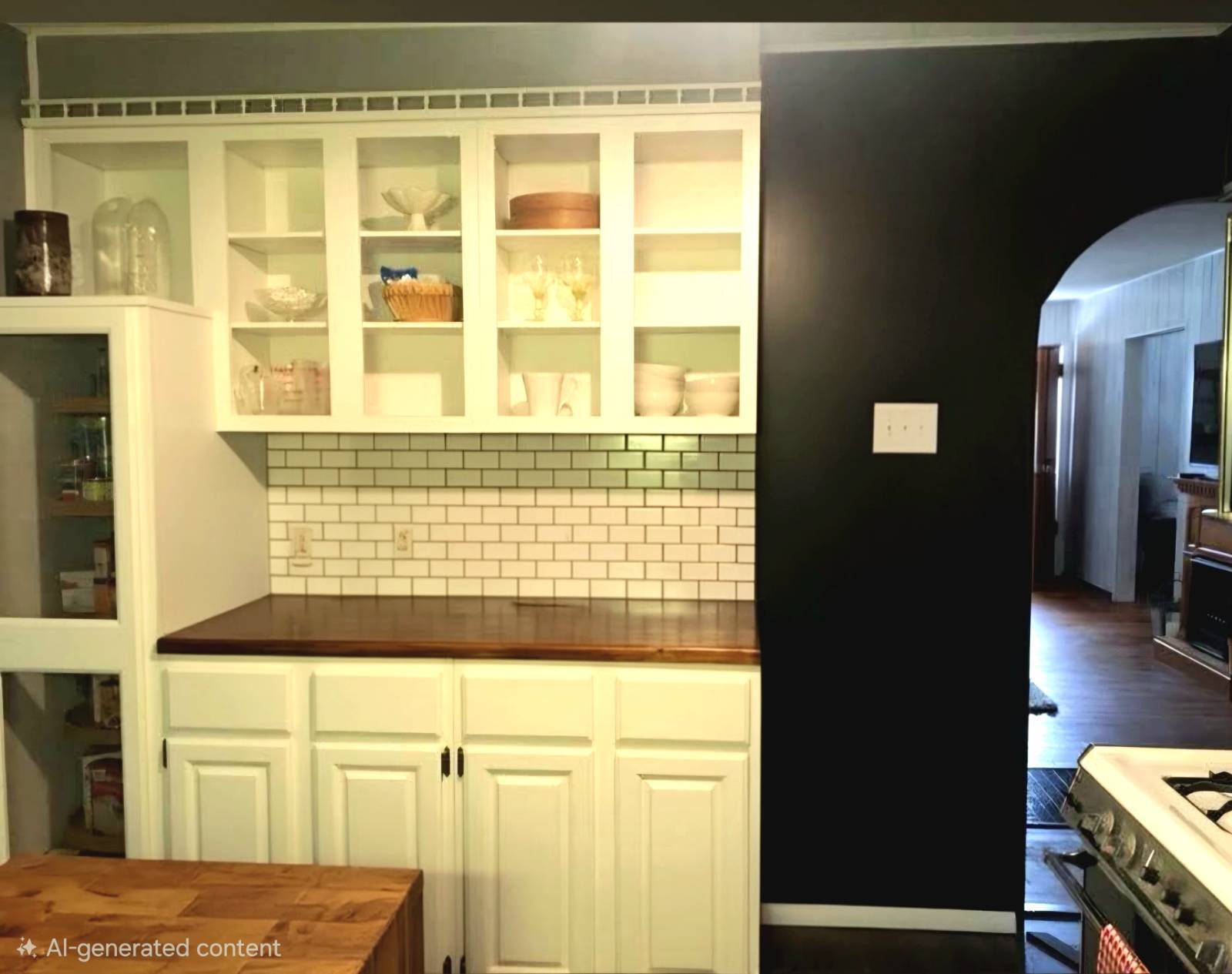 430 Campbell St. in Kiowa, Kansas — Built-in shelving and pantry