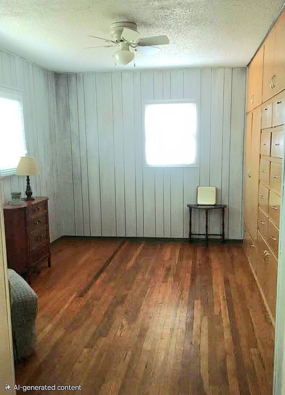 430 Campbell St. in Kiowa, Kansas — Bedroom