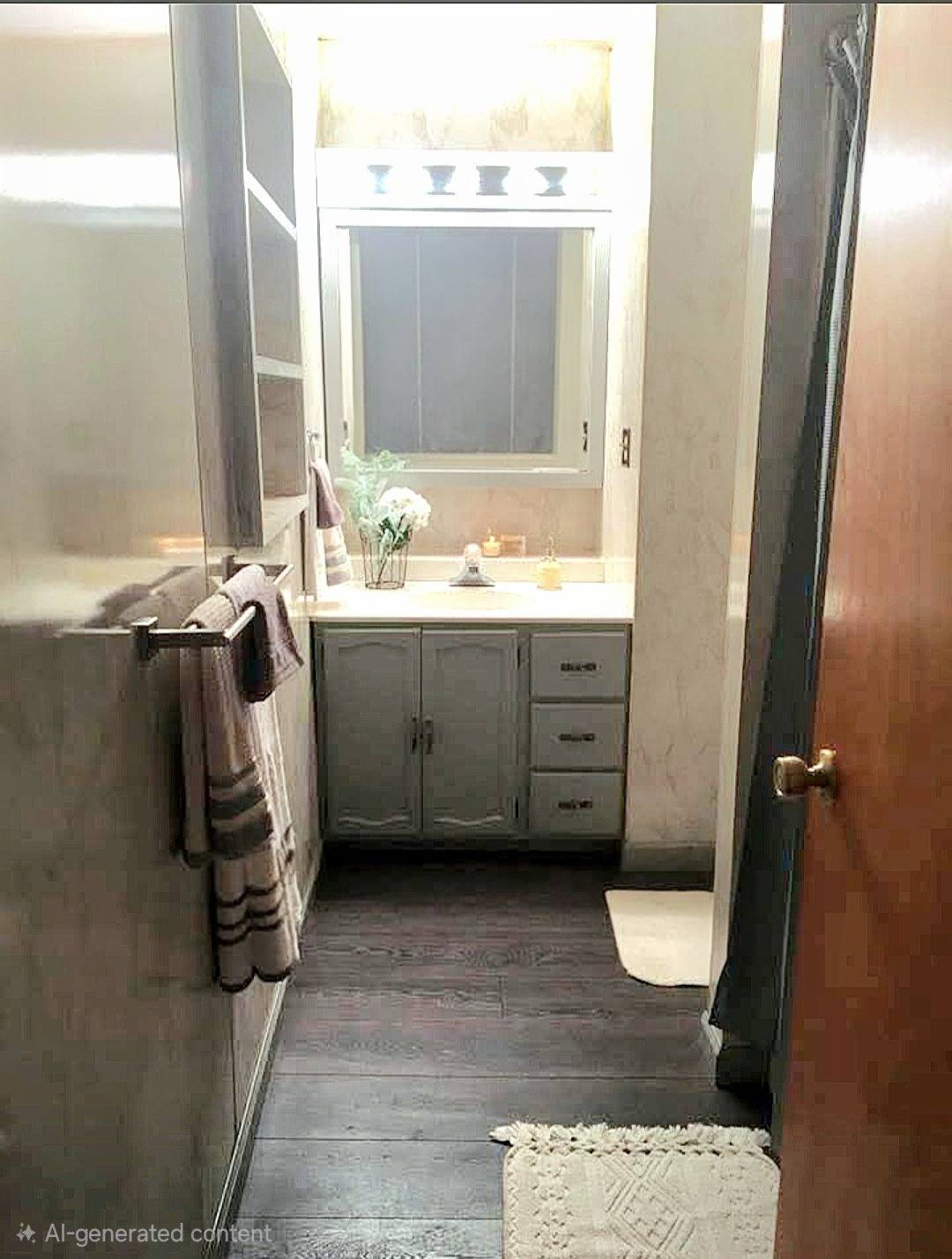 430 Campbell St. in Kiowa, Kansas — Bathroom
