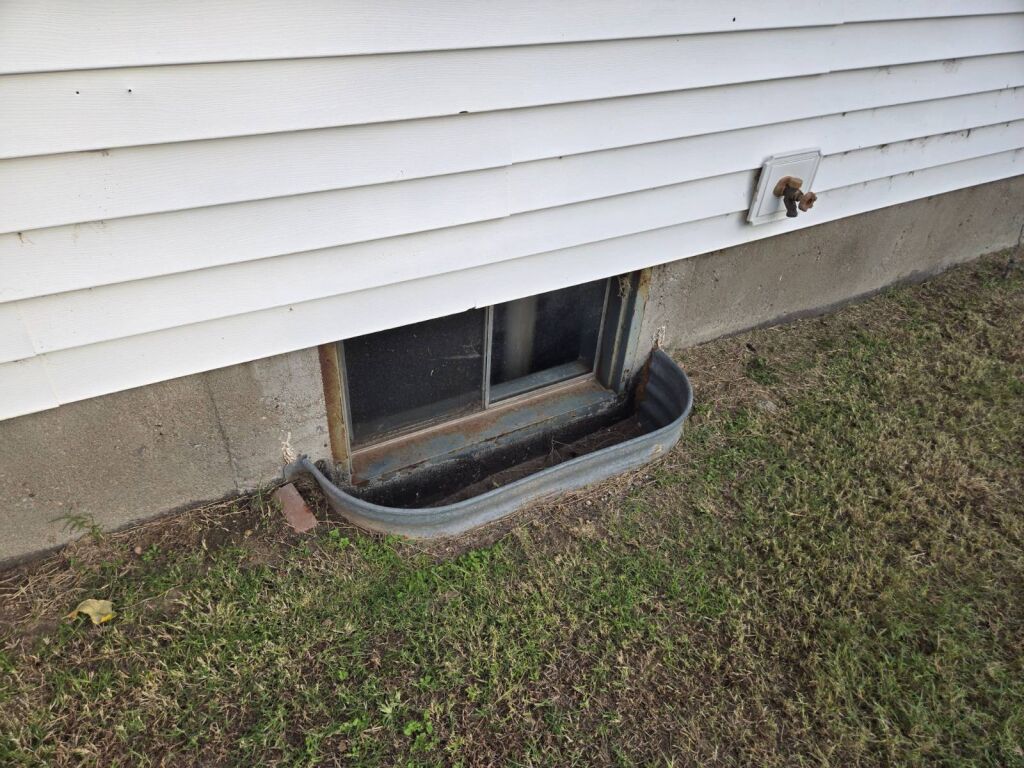321 N. Dresden St. in Cunningham, Kansas — Basement Window
